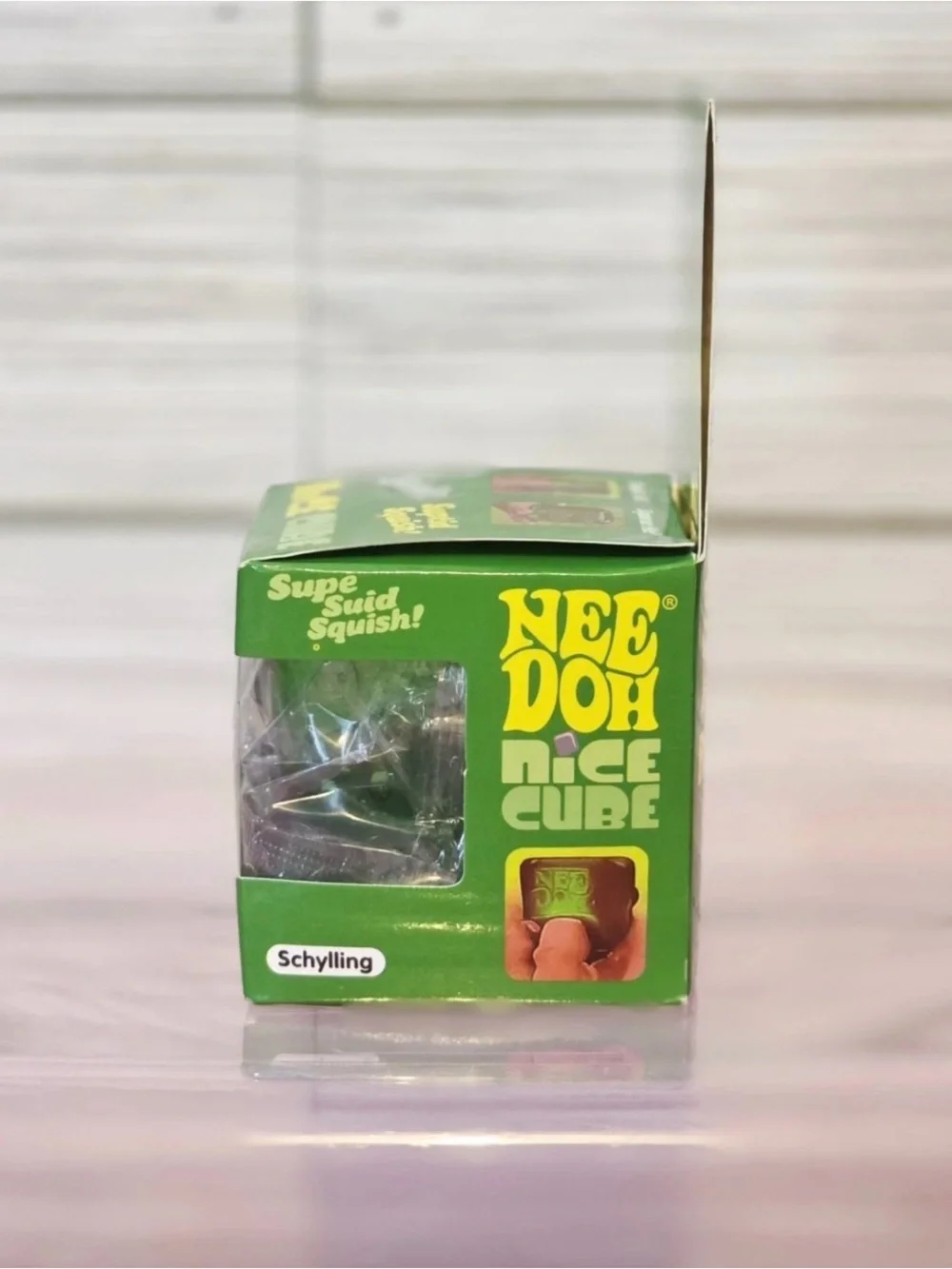 Nee Doh Sprite Nice Cube Green Squeeze Ball Super Squid Squish  Stress Relief
